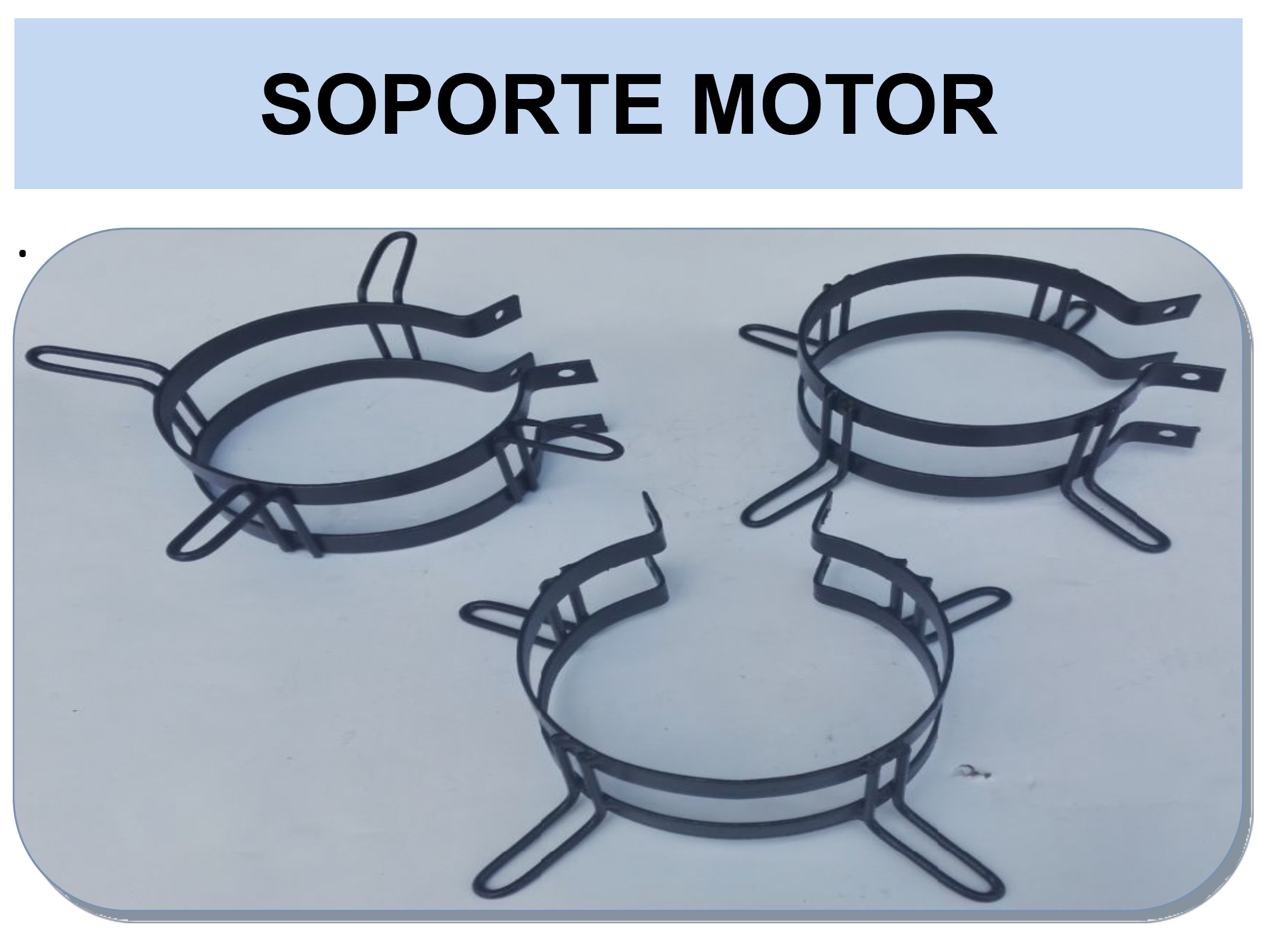 Soportes para motores industriales para ventilación y refrigeración